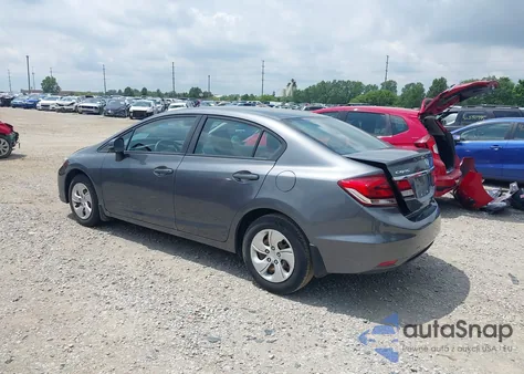 2013 Honda Civic Lx z USA, uszkodzony, nr VIN 19XFB2F50DE079203